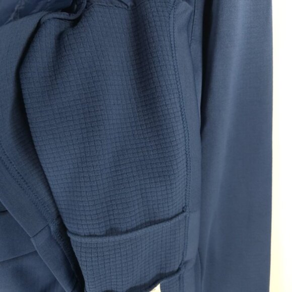 NWT AVALANCHE Outdoor Snap Collared Navy Shirt Jacket Fleece CAM816B Size M & LG - Picture 3 of 12